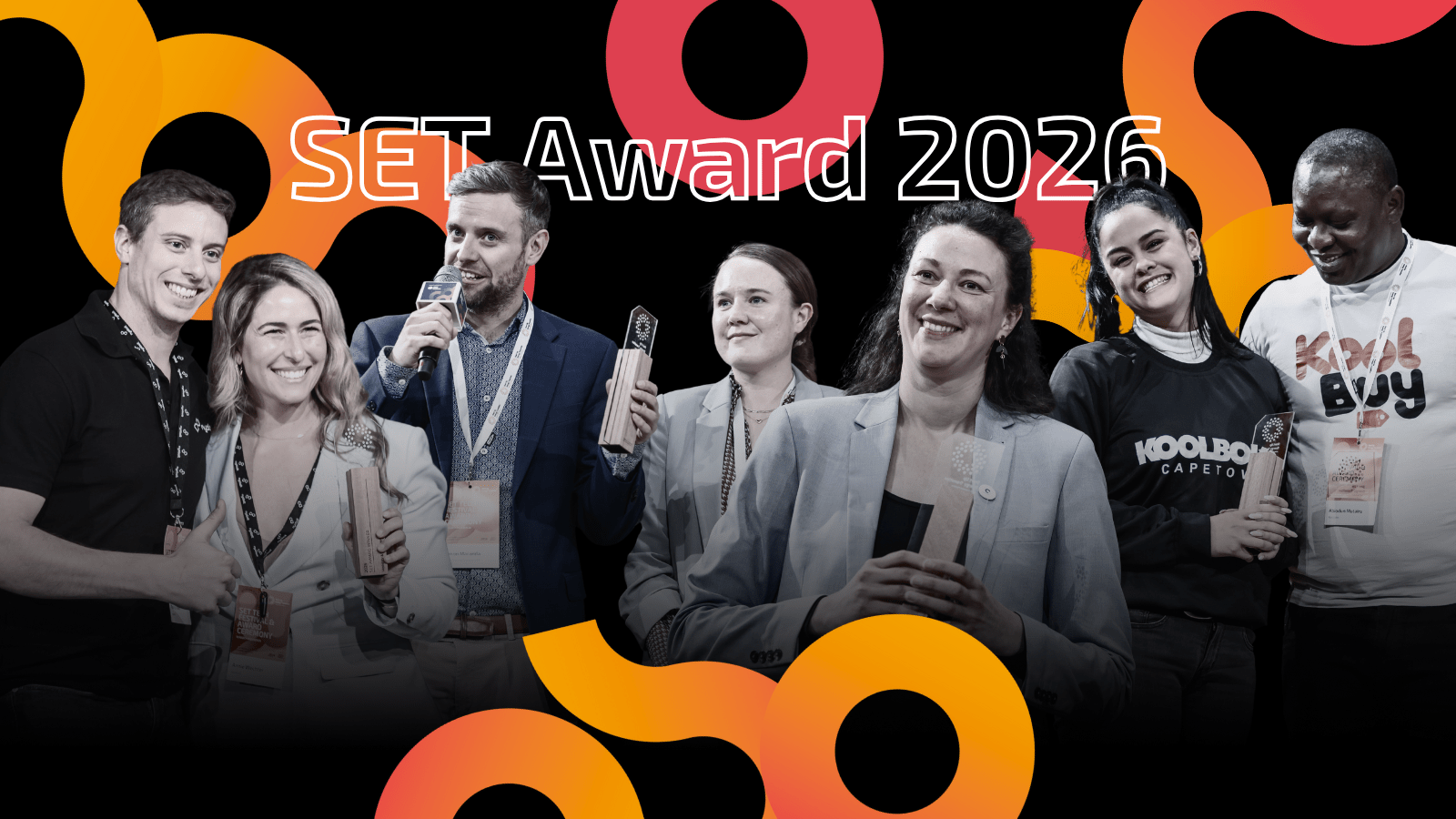 SET Award 2026 Application Picture with the SET Award winners of 2025