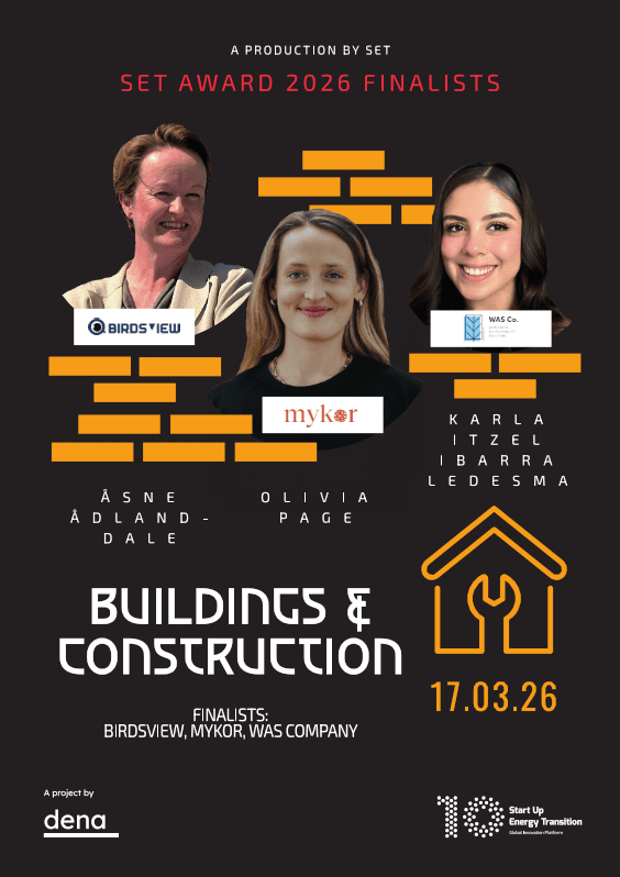 SET AWARD 2026 Finalists - Category Poster Buildings & Construction